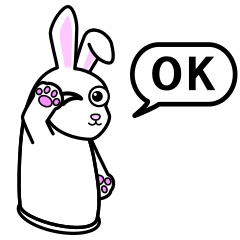 Little rabbit puppet