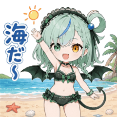 Little Devil Girl Daily Stickers3