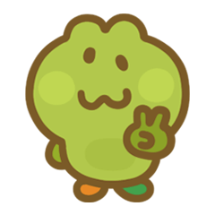 Silly Green Frog