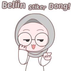Bella Hijab Abu : Animated Stickers