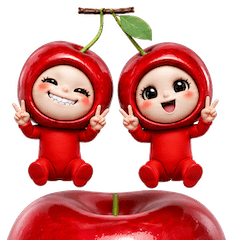 motto's Animated Cherry Twins