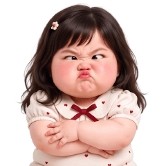 Funny face girl 249 EN