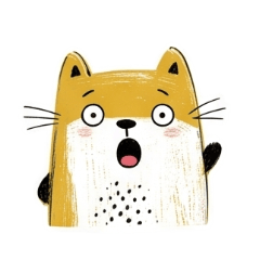 手描き柴犬の変顔大賞