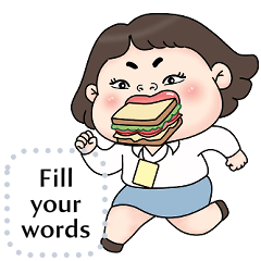 Message Stickers (Mim Burnout) EN