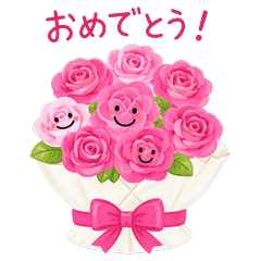 Celebration Bouquets & Orchid Stickers