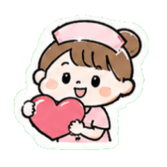 Cute Nurse's Polite Stickers