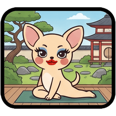 Ugly Cute Chihuahua Yoga Fun