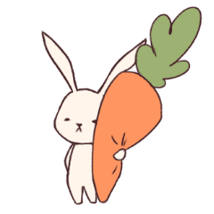 The rabbit stickers.