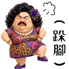 Huowang Sis Is Mad Big Stickers