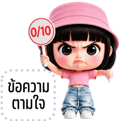 เปลี่ยนข้อความตามใจ: พิงกี้ คิ้วเกิร์ล