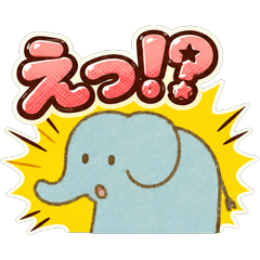 40 Surprise Stickers of Gentle Elephant