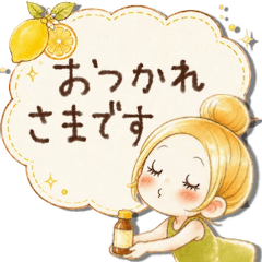 mottoのお団子ヘアガール♡敬語