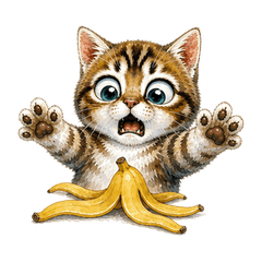 Blinky, the Cheeky Tabby (No text)
