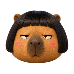 Bob Bangs Capybara Emoji Many Moods 36