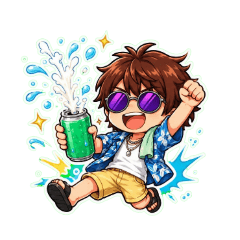 チャラ兄のアゲアゲ夏スタンプ