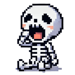 Baby Skeleton Stickers
