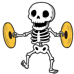 Small Skeleton Stickers