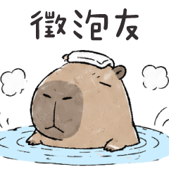 (M)Slacker capybara_Soak together