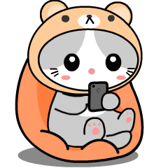 Grey Cat :  Animated