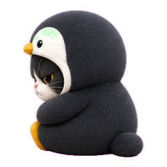 Pudgy Penguin Cat Daily(No text)