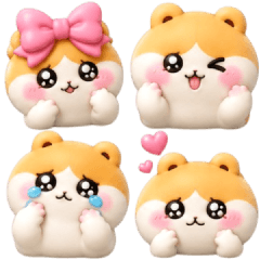 ぷにまる♡ハムちゃんず【3D】