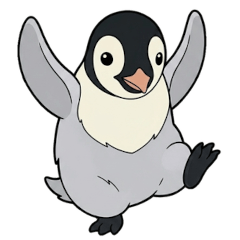 Cute and Funny Baby Penguin Stickers