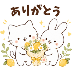 Cat & Bunny: Lemon Daily Stickers