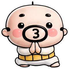 Pop up Puffy Oyaji-Kun Everyday Stickers