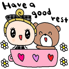 (nenerin日常スタンプ663英語気遣い)修正0
