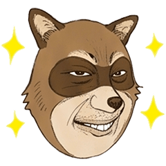 史上最強にクールなタヌキ