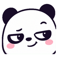 หน้าแพนด้าซูมเส้นชัด