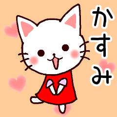 Kasumi cat name sticker