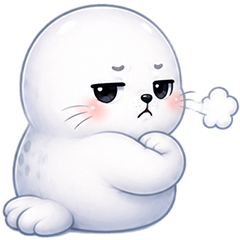 Seal Cheeky Girl (No Text)