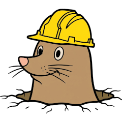 Surreal Cute Mole Stickers