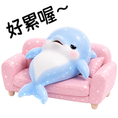 Cute Sparkle Blue Dolphin [TW]