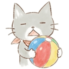 夏の！猫ペロ！！ 夏に使いまくれる脱力系