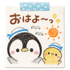夏の絵日記風メモ♡ぺんぺんと仲間達が集合