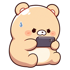 หมีมึน ทำงาน (No tex)