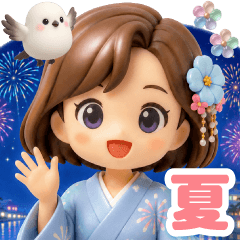 Soft 3D Girl Cute Summer