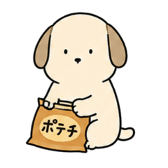 無表情な犬のぶっきらぼう日常