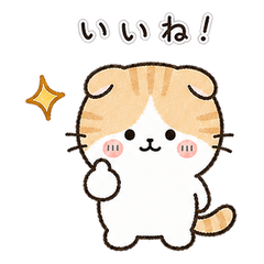 Uchi no Ko Biyori | Cream Fold Cat