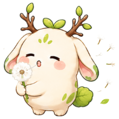 Cute Wooden Rabbit