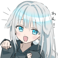 hoodiegirl(Silver hair)Nochibicharacters