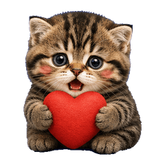 Chubby Tabby Kitten Charm(TWN)