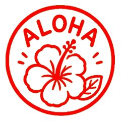Hawaiian Everyday Round Stamps