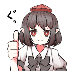 Syameimaru's Sticker (Touhou Project)