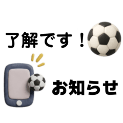 Soccer with Message sticker