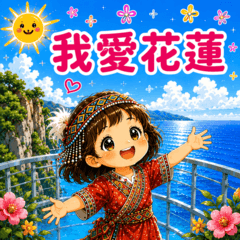 I Love Hualien: Daily Big Stickers