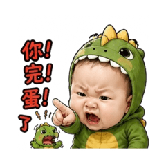 暴龍寶寶發脾氣