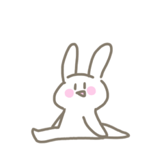 Soft rabbit's stamp